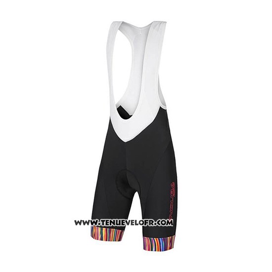 2018 Maillot Ciclismo Endura Graphics Pinstripe Blanc Manches Courtes et Cuissard
