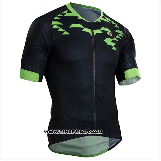 2018 Maillot Ciclismo Sugoi RS Training Noir et Vert Manches Courtes et Cuissard