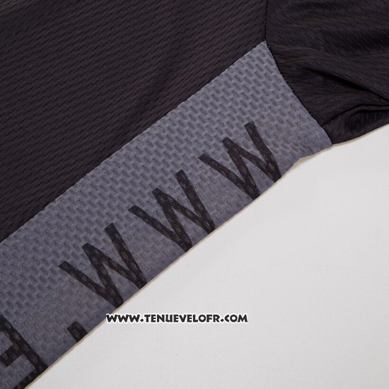 2019 Maillot Ciclismo DNA Noir Manches Courtes et Cuissard