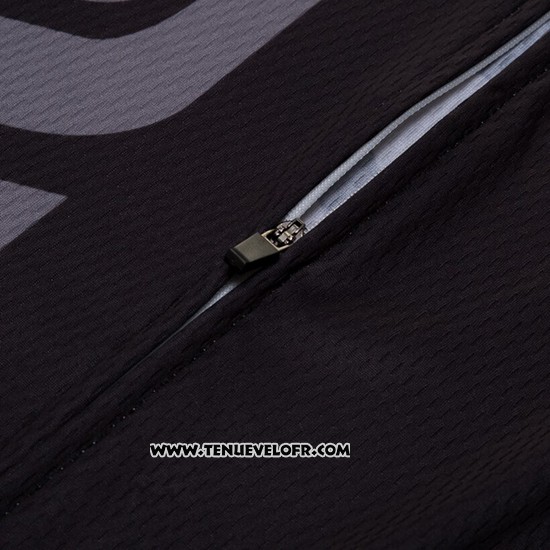 2019 Maillot Ciclismo DNA Noir Manches Courtes et Cuissard