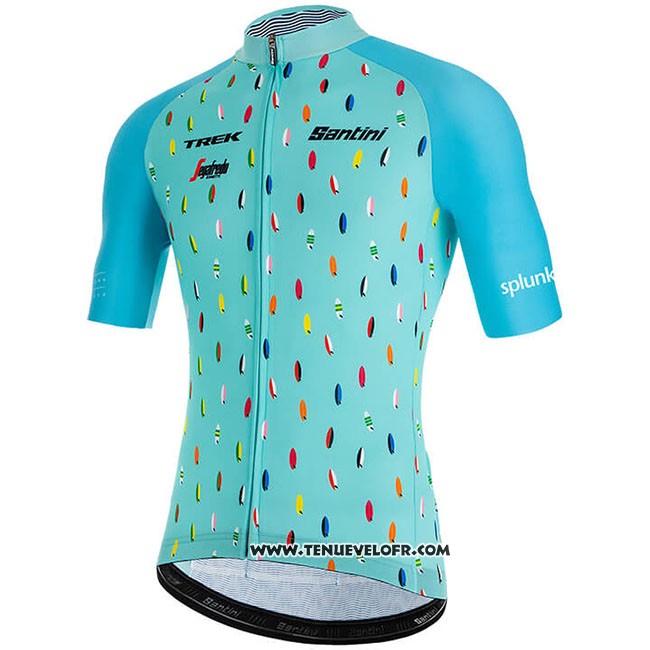 2019 Maillot Ciclismo Richie Azur Manches Courtes et Cuissard