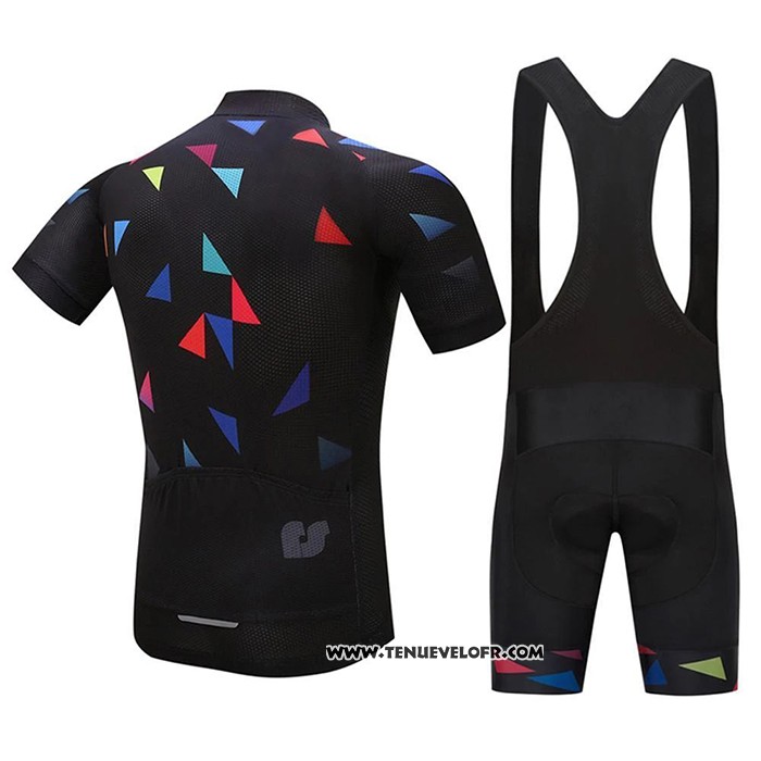 2020 Maillot Ciclismo Algrita Noir Manches Courtes et Cuissard