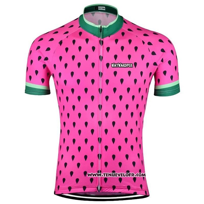 2020 Maillot Ciclismo Astek Rose Manches Courtes et Cuissard