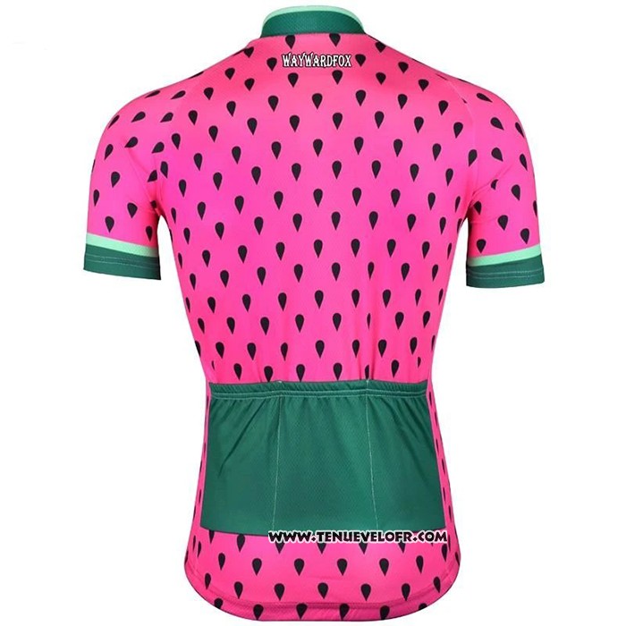 2020 Maillot Ciclismo Astek Rose Manches Courtes et Cuissard