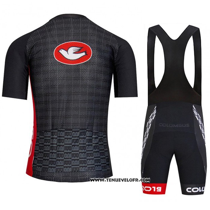 2020 Maillot Ciclismo Columbus Noir Manches Courtes et Cuissard