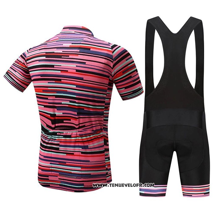 2020 Maillot Ciclismo Rarrot Rouge Manches Courtes et Cuissard