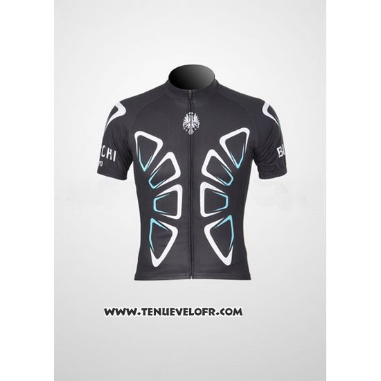 2011 Maillot Ciclismo Bianchi Noir Manches Courtes et Cuissard