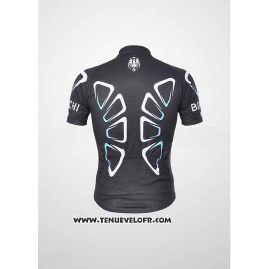 2011 Maillot Ciclismo Bianchi Noir Manches Courtes et Cuissard