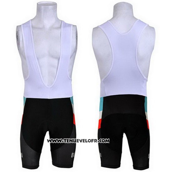 2013 Maillot Ciclismo Bianchi Noir et Bleu Clair Manches Courtes et Cuissard