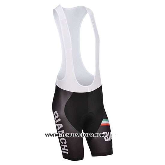 2014 Maillot Ciclismo Bianchi Blanc et Vert Manches Courtes et Cuissard