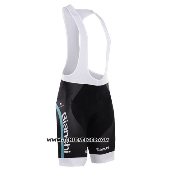 2015 Maillot Ciclismo Bardiani Noir et Bleu Manches Courtes et Cuissard