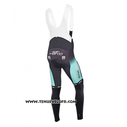 2016 Maillot Ciclismo Bianchi MTB Ml Noir et Vert Manches Longues et Cuissard