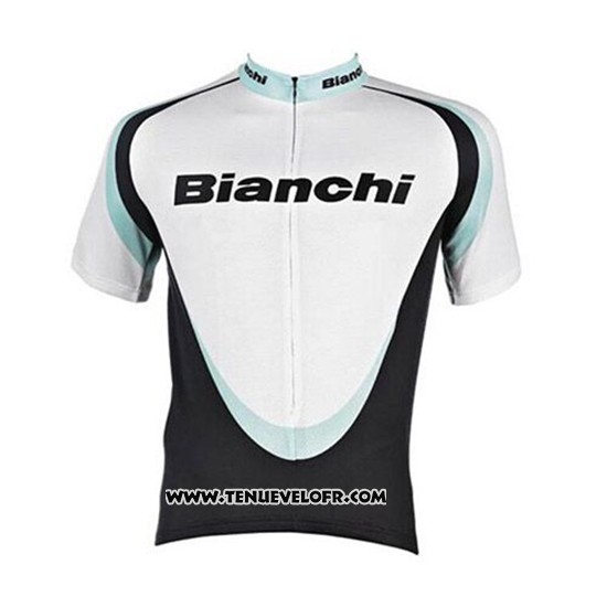2017 Maillot Ciclismo Bianchi Blanc Manches Courtes et Cuissard