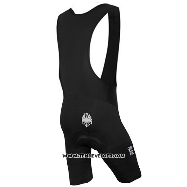2017 Maillot Ciclismo Bianchi Milano Bleu Manches Courtes et Cuissard