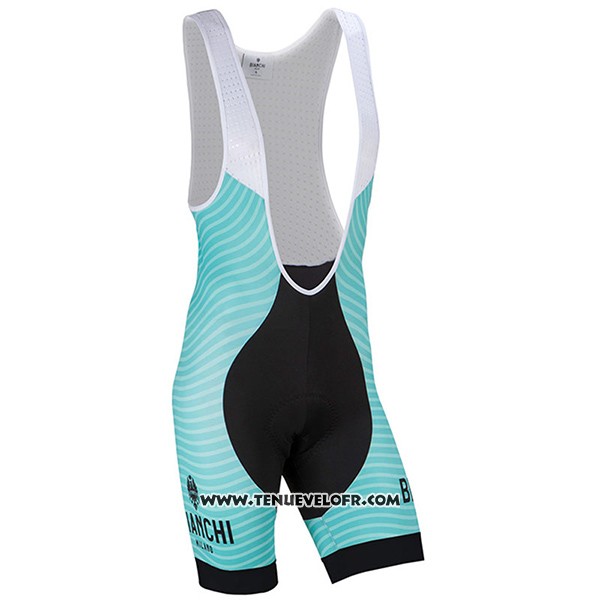 2017 Maillot Ciclismo Bianchi Milano Meja Vert Manches Courtes et Cuissard