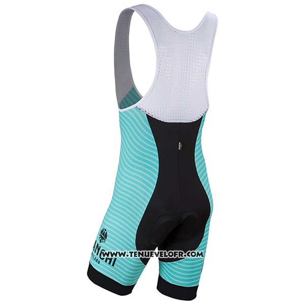 2017 Maillot Ciclismo Bianchi Milano Meja Vert Manches Courtes et Cuissard