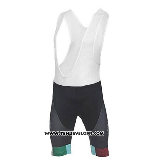 2017 Maillot Ciclismo Bianchi Noir Manches Courtes et Cuissard