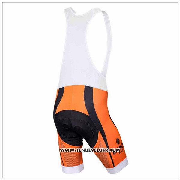 2017 Maillot Ciclismo Bianchi Orange Manches Courtes et Cuissard