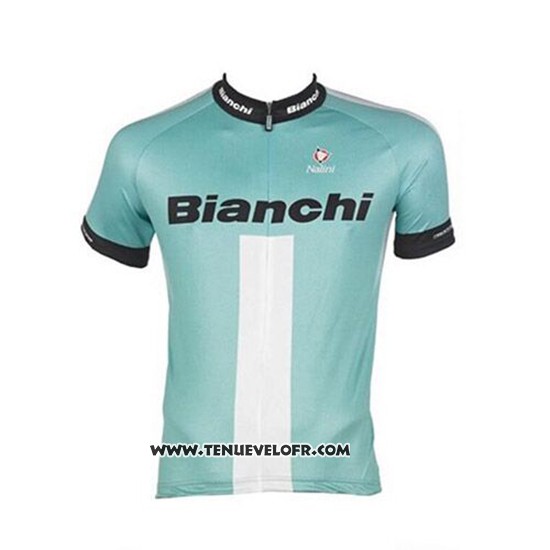 2017 Maillot Ciclismo Bianchi Vert Manches Courtes et Cuissard