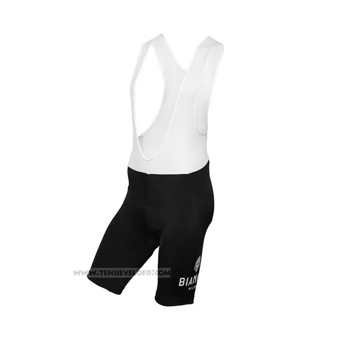2021 Maillot Cyclisme Bianchi Blanc Vert Manches Courtes et Cuissard