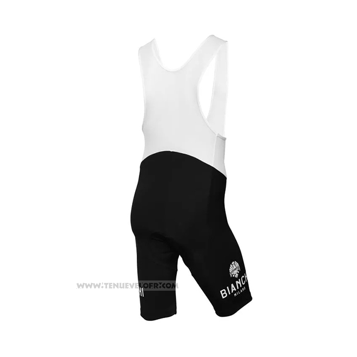 2021 Maillot Cyclisme Bianchi Blanc Vert Manches Courtes et Cuissard