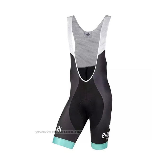 2021 Maillot Cyclisme Bianchi Gris Manches Courtes et Cuissard
