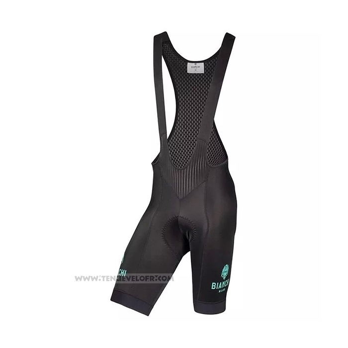 2021 Maillot Cyclisme Bianchi Vert Manches Courtes et Cuissard