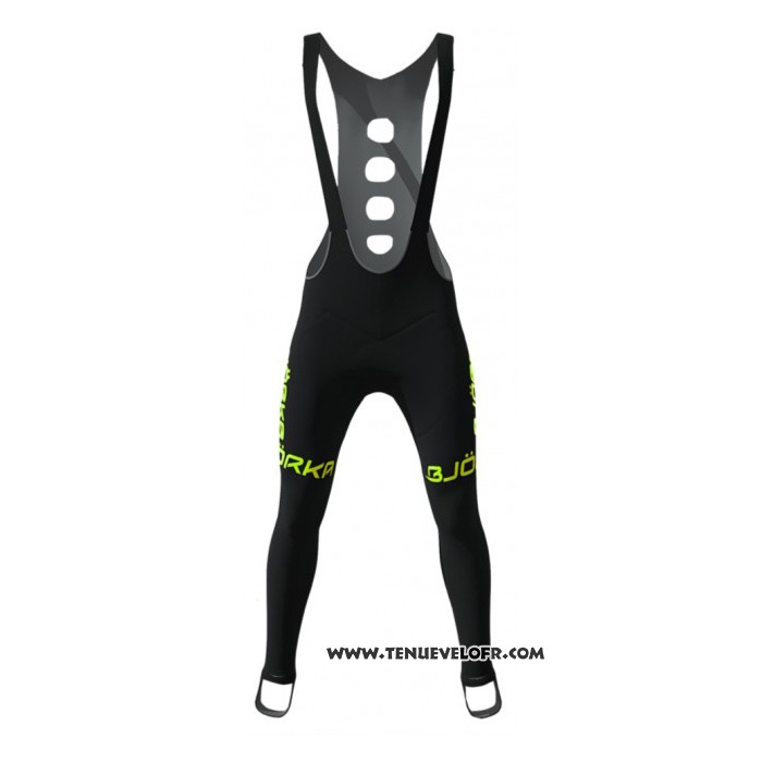 2021 Maillot Cyclisme Bjorka Jaune Manches Longues et Cuissard