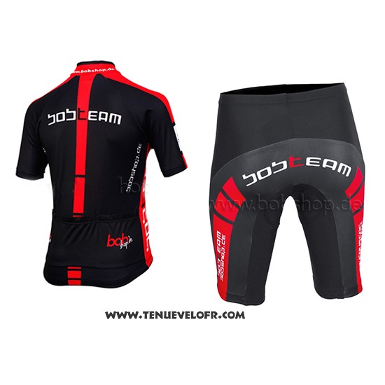2015 Maillot Ciclismo Bobteam Noir Manches Courtes et Cuissard