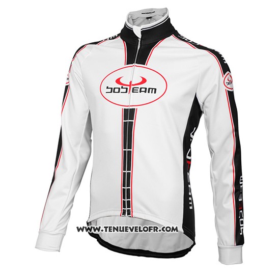 2016 Maillot Ciclismo Bobteam Blanc Manches Longues et Cuissard