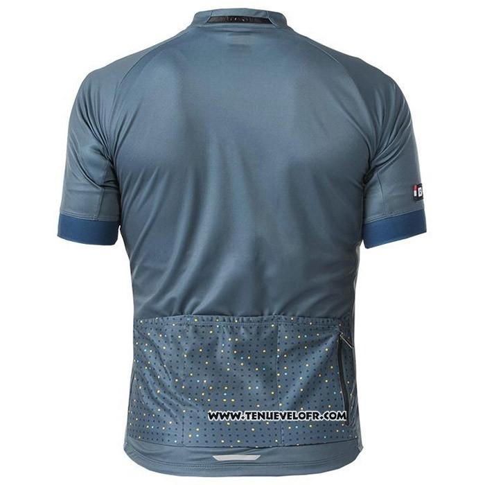 2020 Maillot Cyclisme Bontrage Gris Manches Courtes et Cuissard