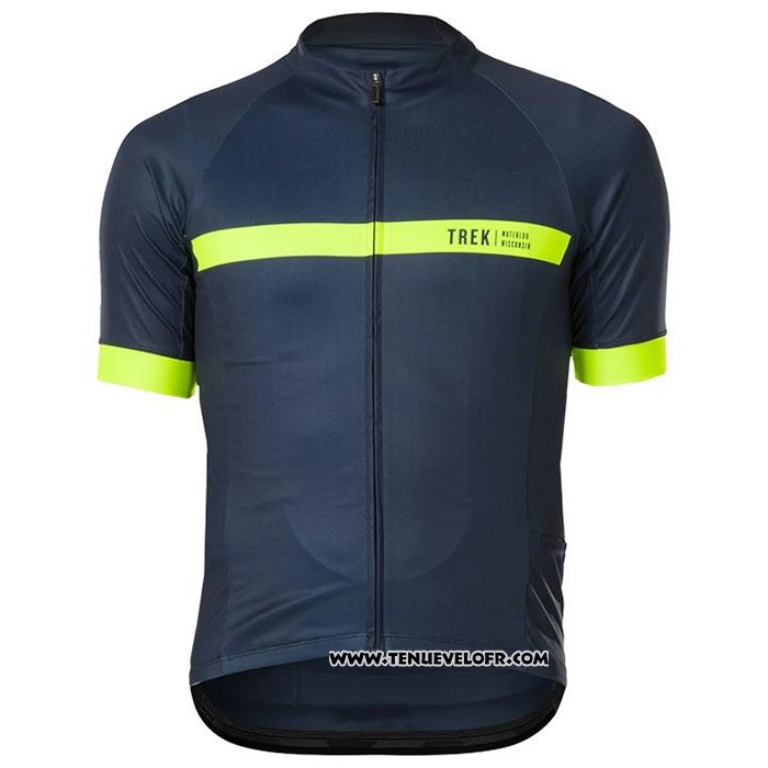 2020 Maillot Cyclisme Bontrage Jaune Profond Bleu Manches Courtes et Cuissard