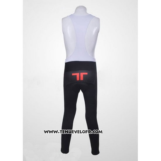 2011 Maillot Ciclismo Castelli Orange et Noir Manches Longues et Cuissard