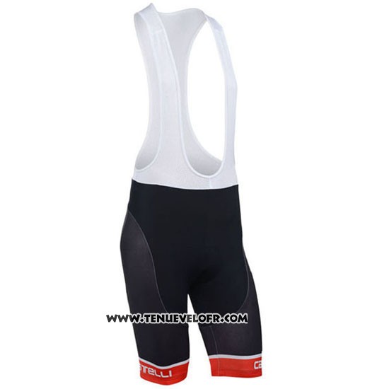 2013 Maillot Ciclismo Castelli Orange et Blanc Manches Courtes et Cuissard