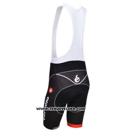 2013 Maillot Ciclismo Cervelo Blanc et Noir Manches Courtes et Cuissard
