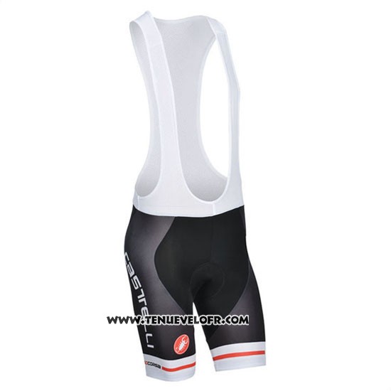 2014 Maillot Ciclismo Castelli Blanc et Bleu Manches Courtes et Cuissard