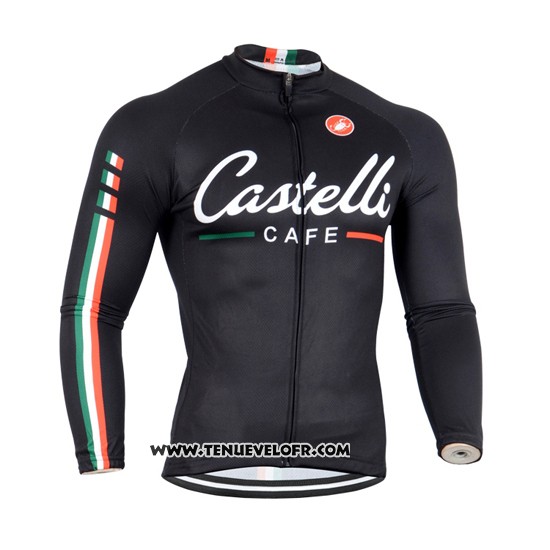 2014 Maillot Ciclismo Castelli Noir Manches Longues et Cuissard