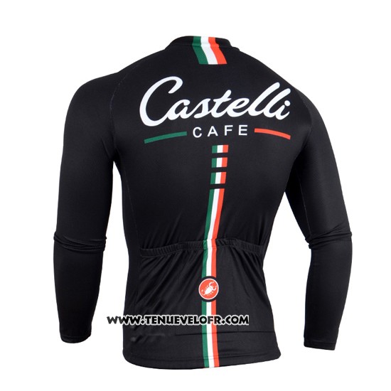 2014 Maillot Ciclismo Castelli Noir Manches Longues et Cuissard