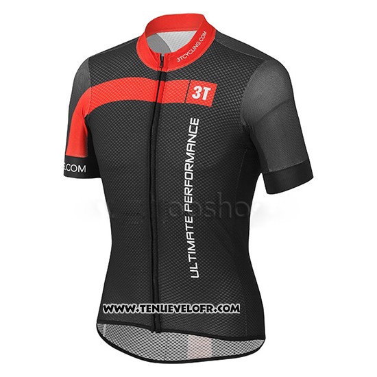 2015 Maillot Ciclismo Castelli 3t Noir et Rouge Manches Courtes et Cuissard
