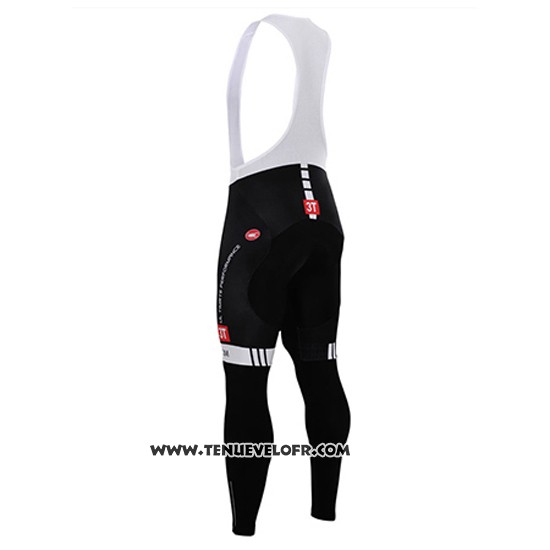 2015 Maillot Ciclismo Castelli Blanc Manches Longues et Cuissard