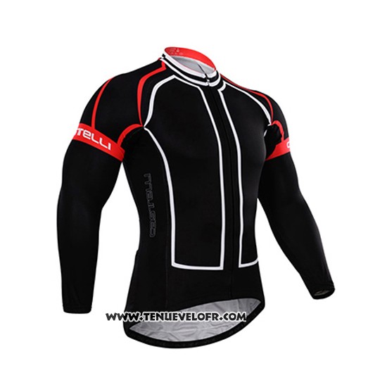 2015 Maillot Ciclismo Castelli Noir Manches Longues et Cuissard