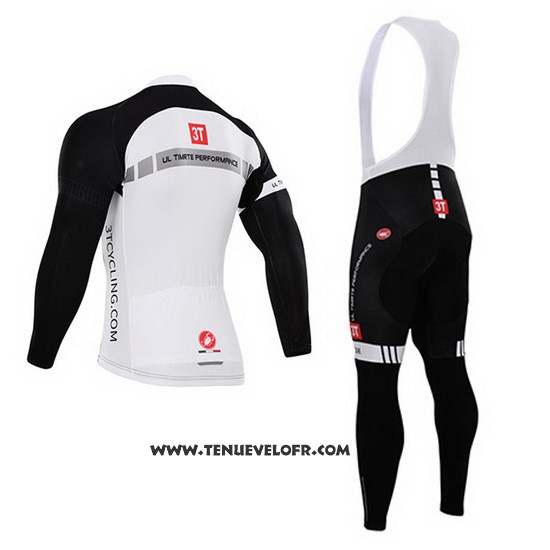 2015 Maillot Ciclismo Castelli Profond Noir Manches Longues et Cuissard
