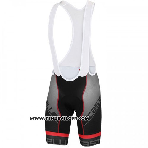 2016 Maillot Ciclismo Castelli Blanc Manches Courtes et Cuissard