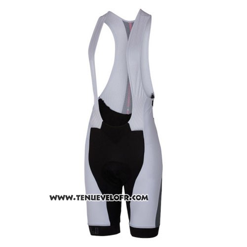 2016 Maillot Ciclismo Castelli Blanc et Rouge Manches Courtes et Cuissard