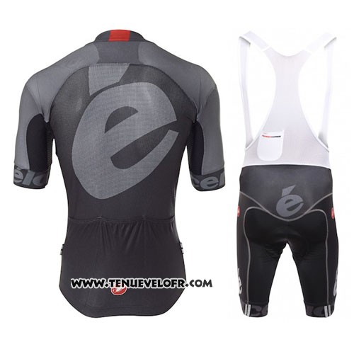 2016 Maillot Ciclismo Castelli Cervelo et Noir Manches Courtes et Cuissard
