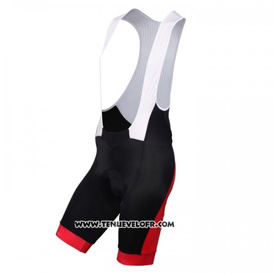 2016 Maillot Ciclismo Castelli Rouge Blanc Manches Courtes et Cuissard