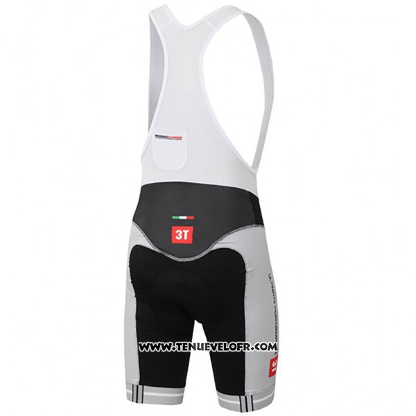 2017 Maillot Ciclismo Castelli 3t Gris et Noir Manches Courtes et Cuissard
