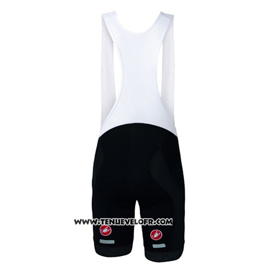 2017 Maillot Ciclismo Castelli Brillant Noir Manches Courtes et Cuissard