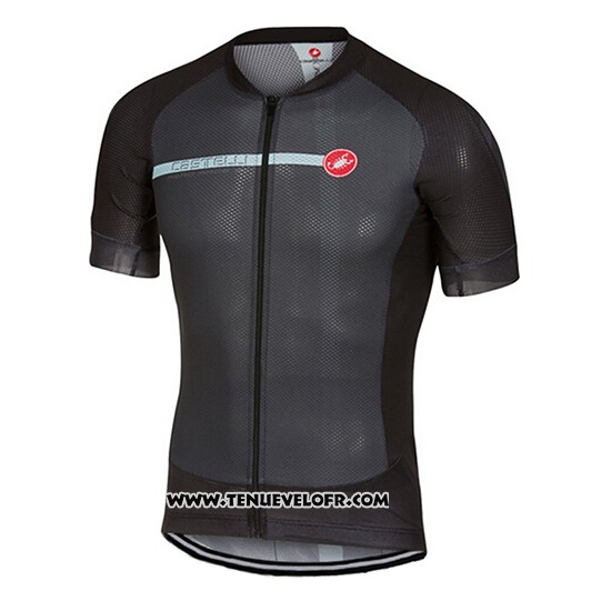 2017 Maillot Ciclismo Castelli Lumiere Noir Manches Courtes et Cuissard