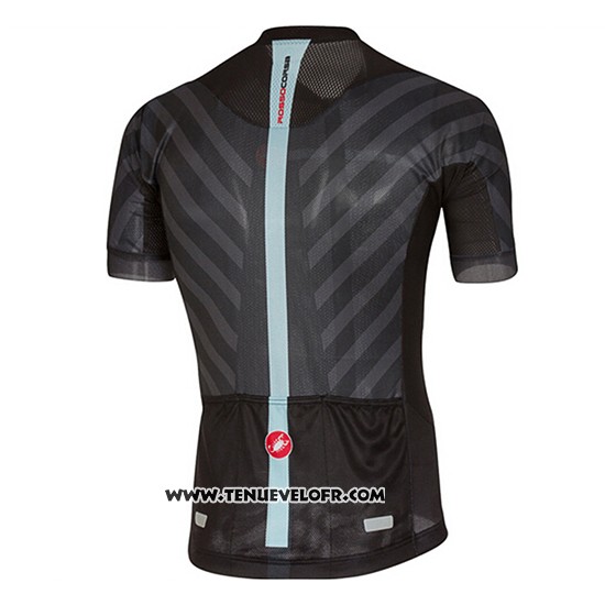 2017 Maillot Ciclismo Castelli Lumiere Noir Manches Courtes et Cuissard